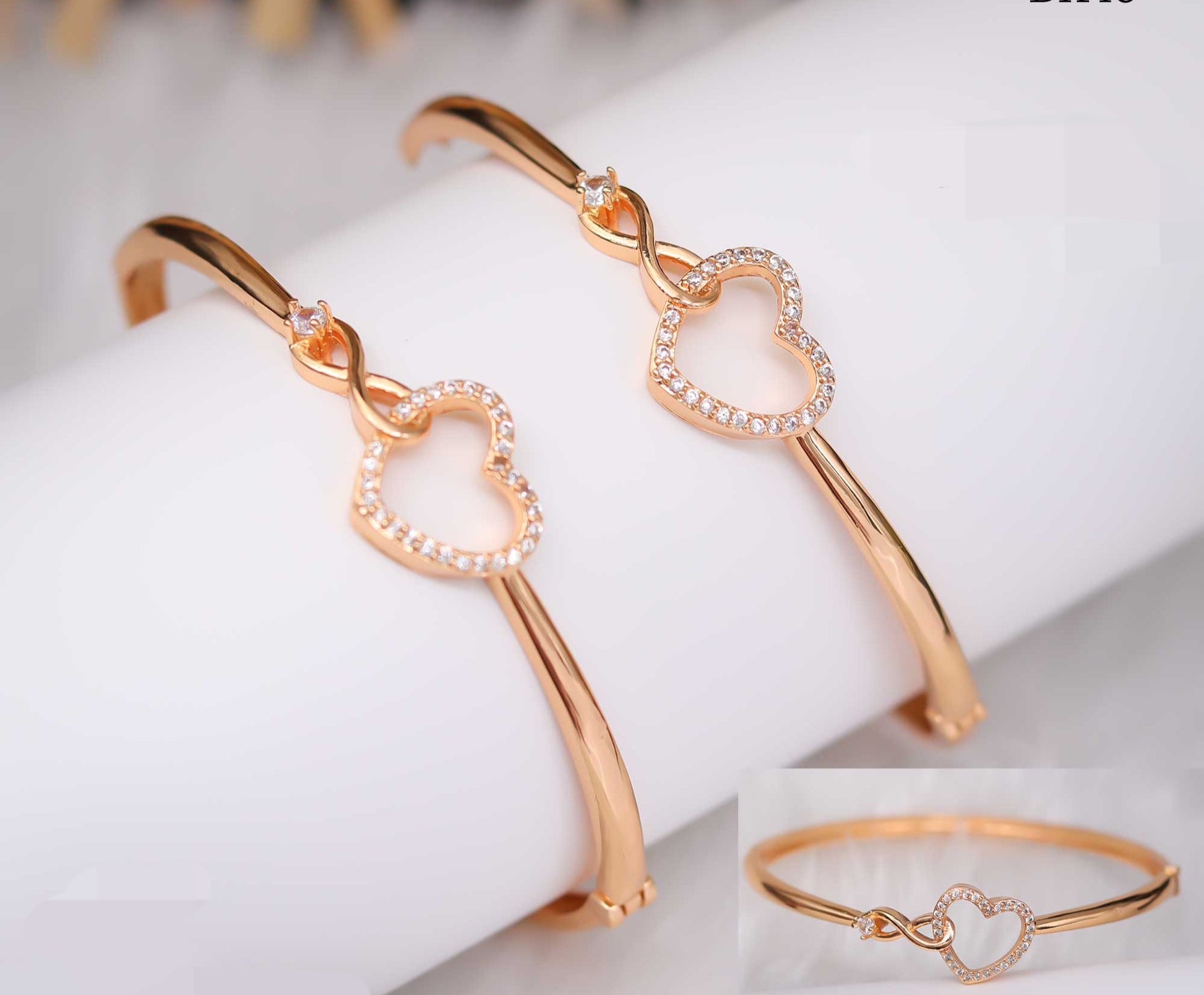 Timeless Heart Infinity Kada - eNJay Jewels 