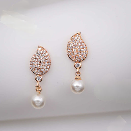 Pearl Mango Elegance Earrings - eNJay Jewels 