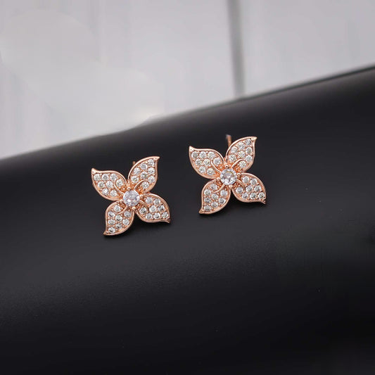Floral Radiance Earrings - eNJay Jewels 