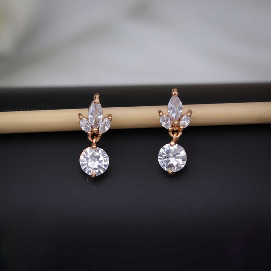 Leaf & Diamond Harmony Earrings - eNJay Jewels 