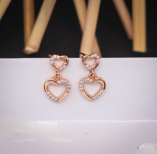 Heartfelt Drop Earrings - eNJay Jewels 