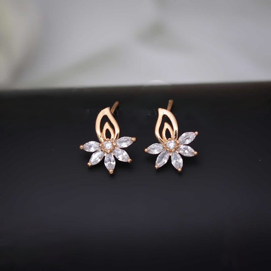 Flourish Five Petal Earrings - eNJay Jewels 