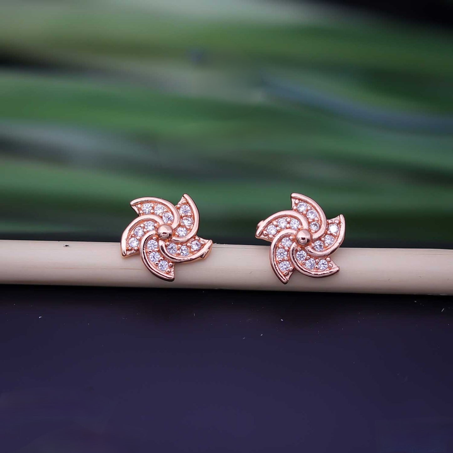 Whirling Petals Earrings - eNJay Jewels 