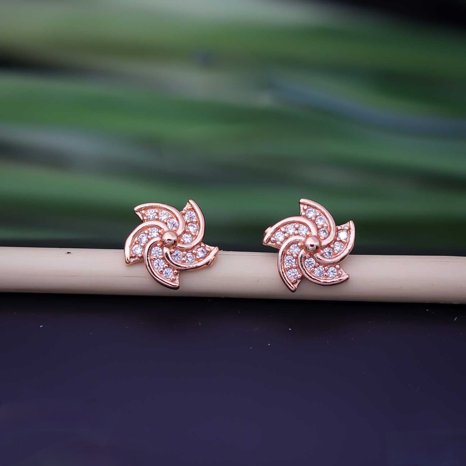 Whirling Petals Earrings - eNJay Jewels 
