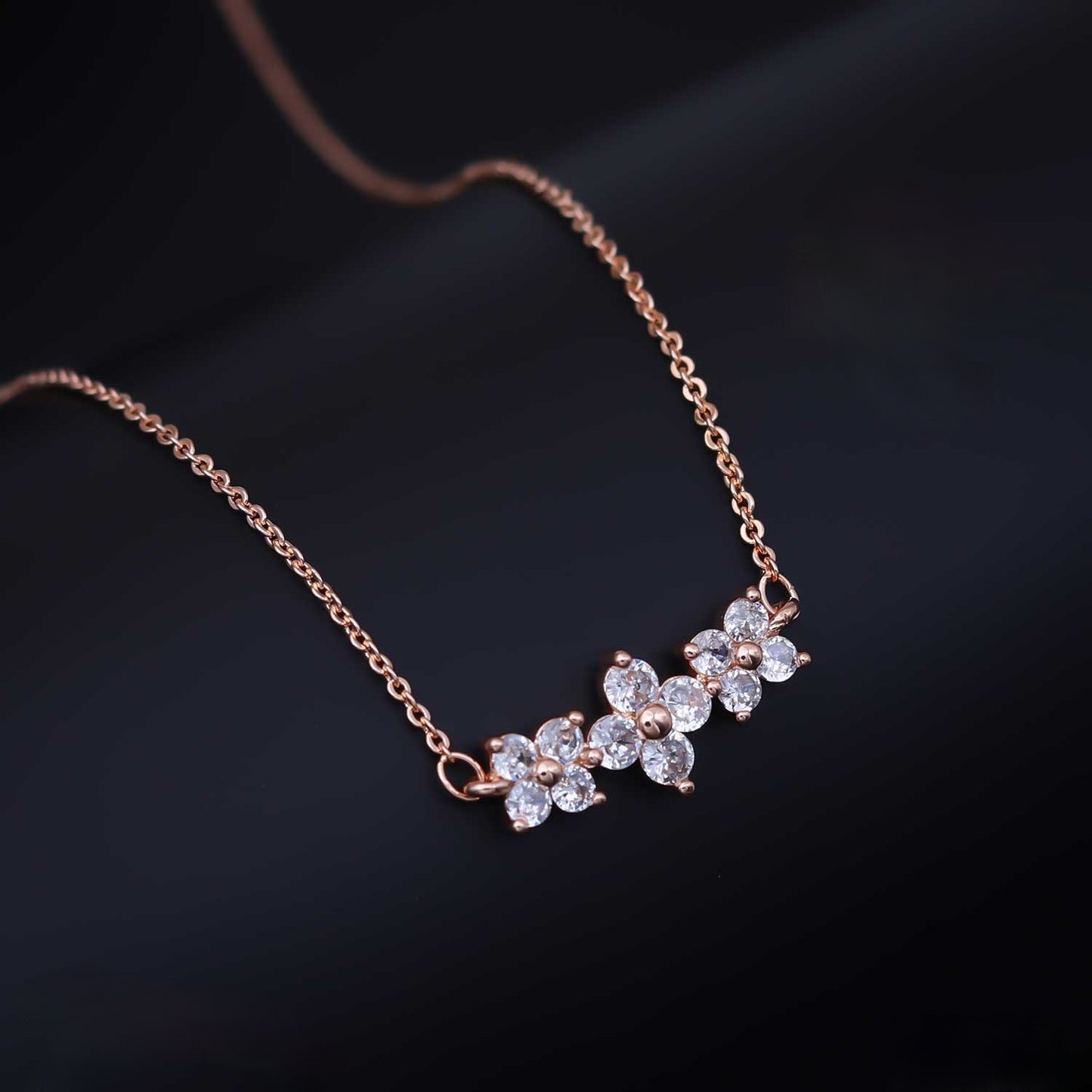 FloralTrio Radiance Chain - eNJay Jewels 