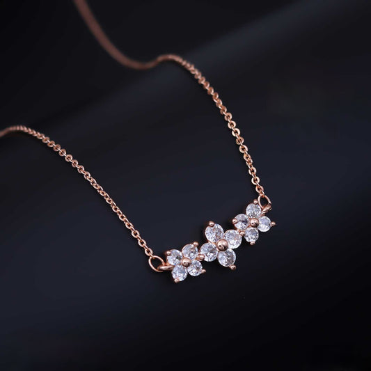 FloralTrio Radiance Chain - eNJay Jewels 