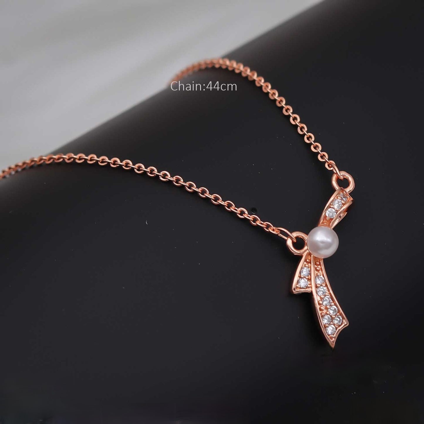 PearlKnot Bow Chain - eNJay Jewels 