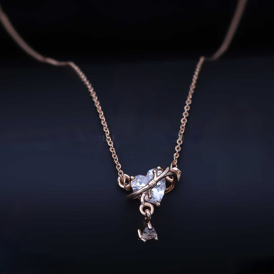 Eternal Heart Drop Chain - eNJay Jewels 
