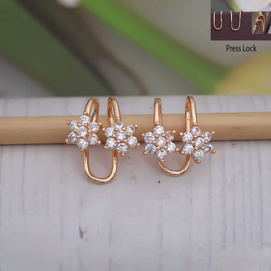 Petal Pair Push Earrings - eNJay Jewels 